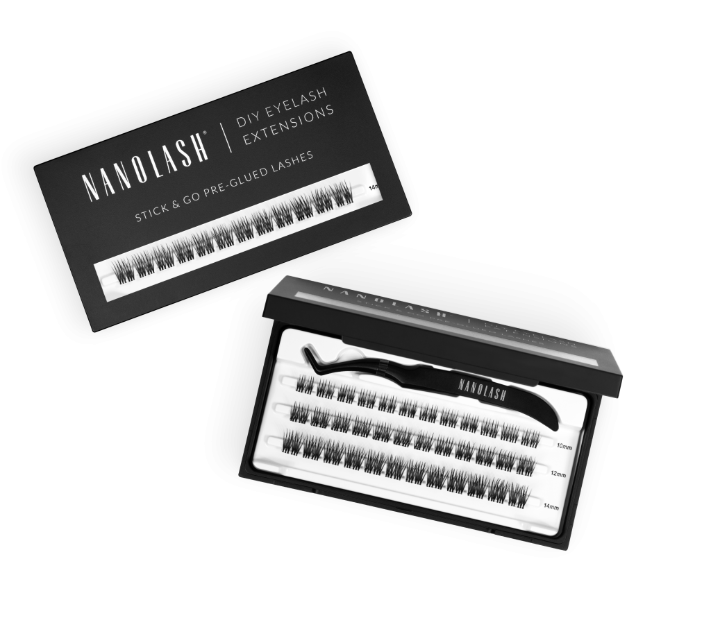 nanolash pre glued lashes clusters